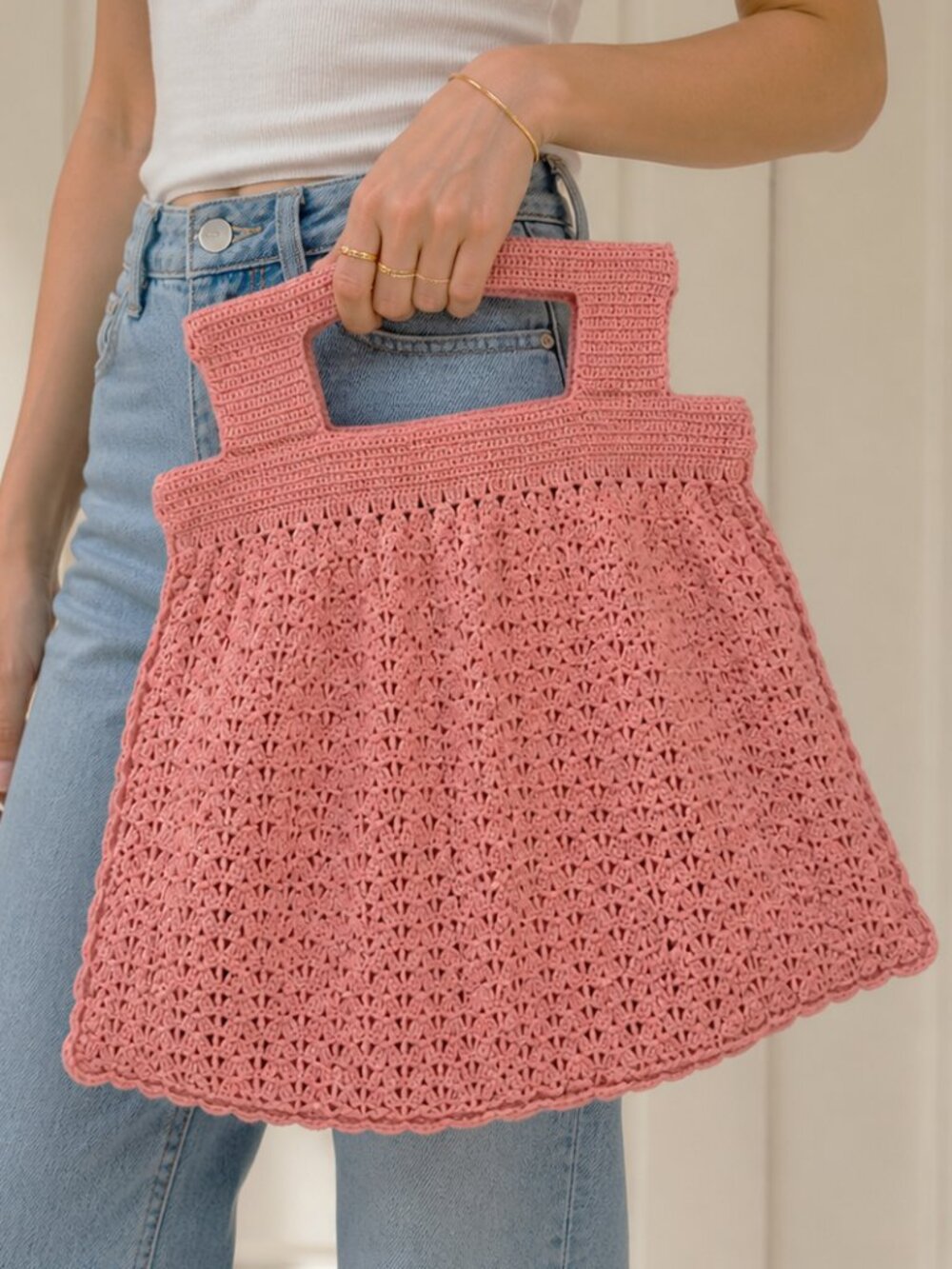 VINTAGE HANDMADE Pink Oversized Clutch Soft Floppy Purse Shopper Bag Barbiecore